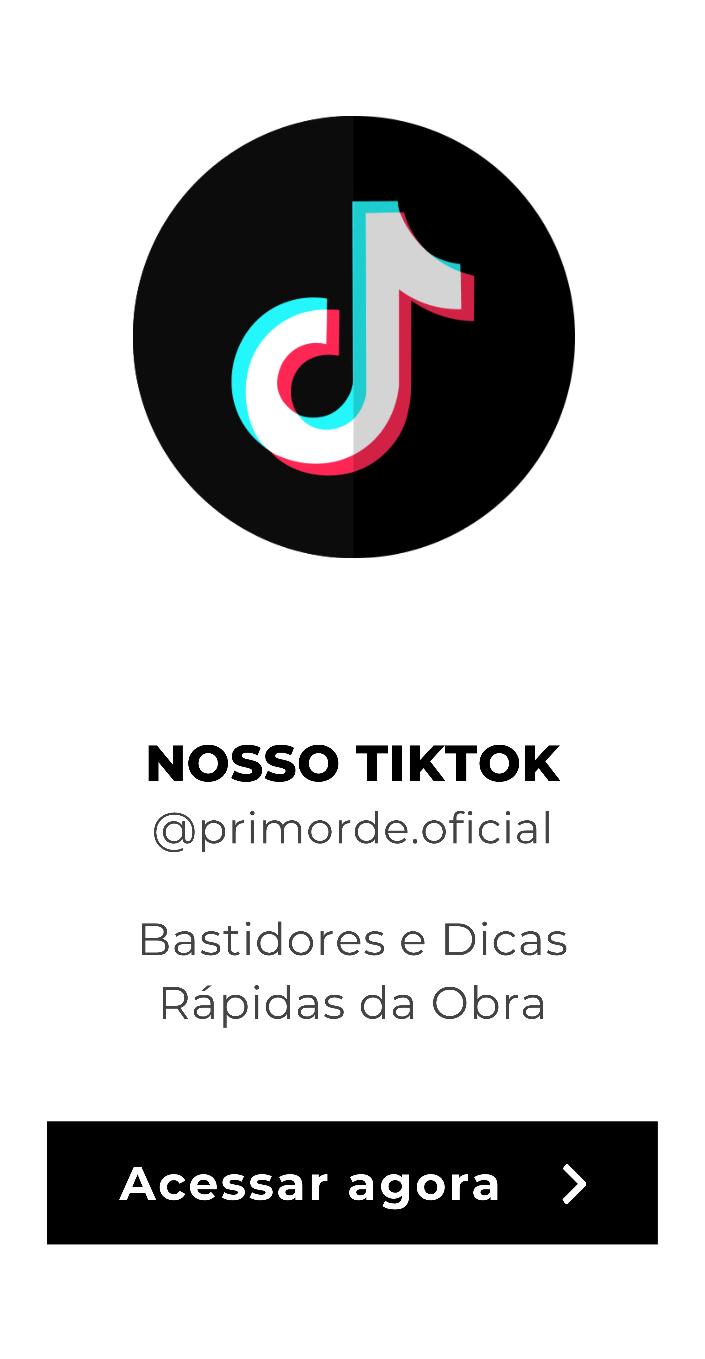 Card do TikTok da Primorde