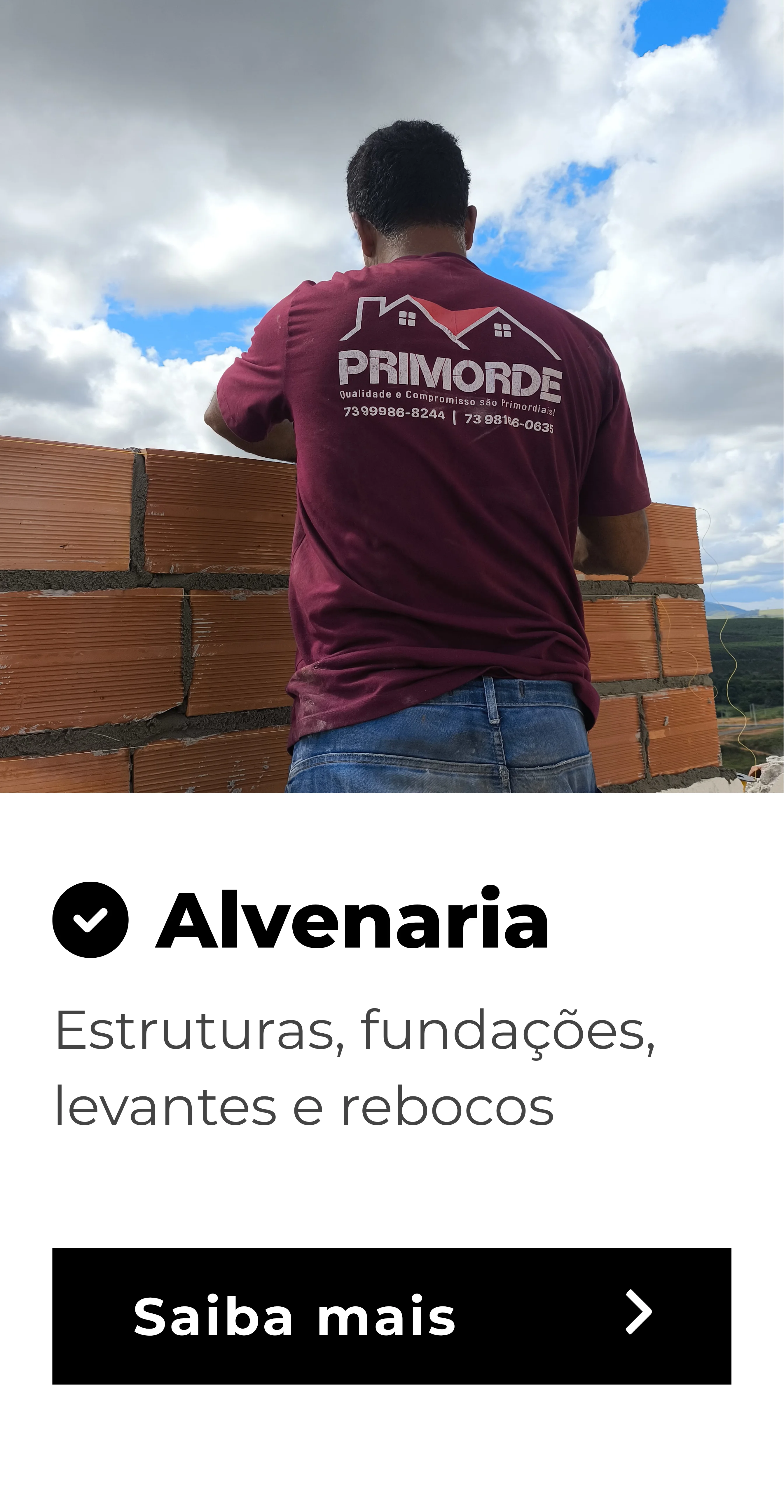 Serviço de alvenaria estrutural residencial e comercial