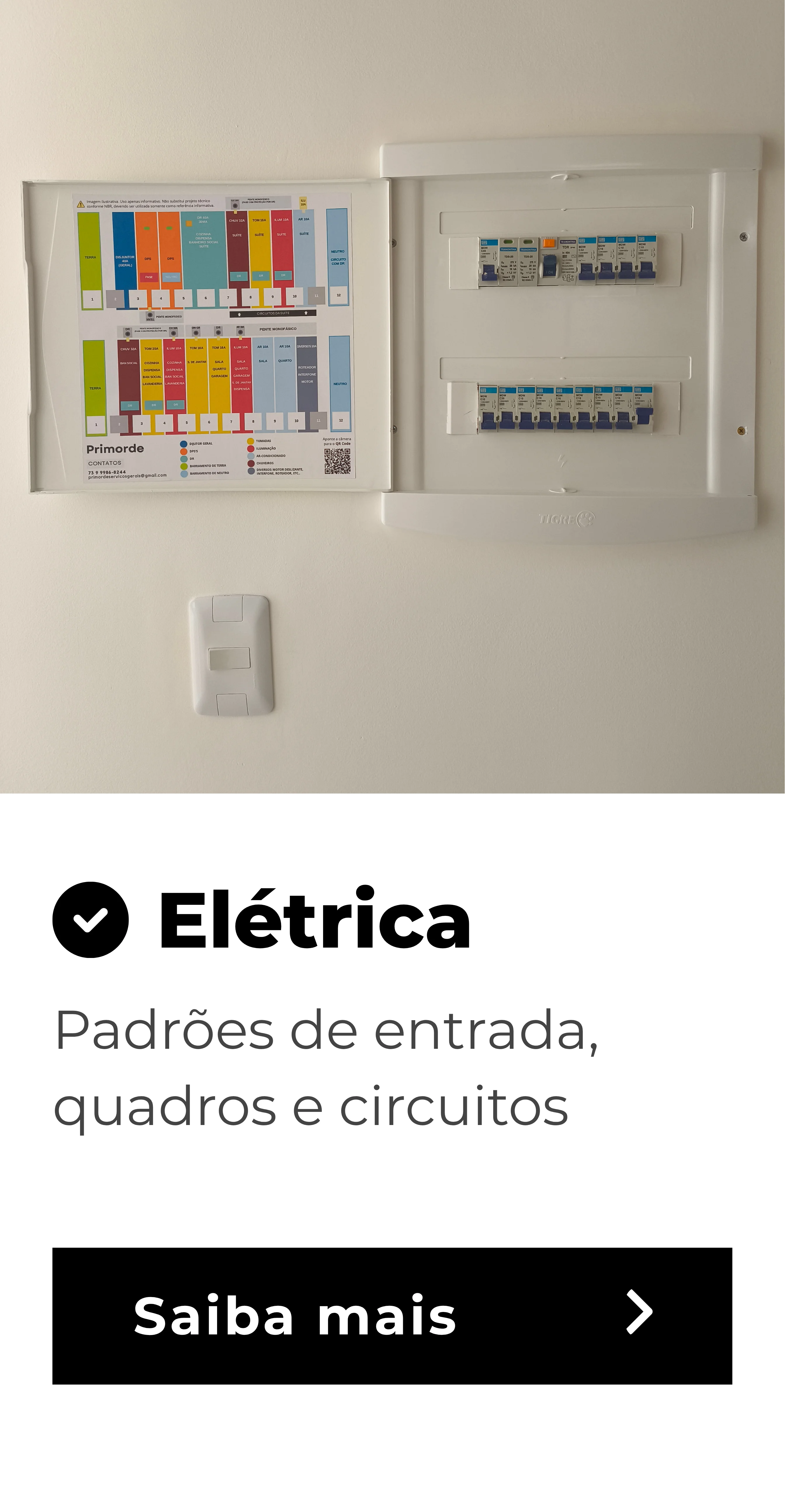 Construção e reforma elétricas residencial e comercial